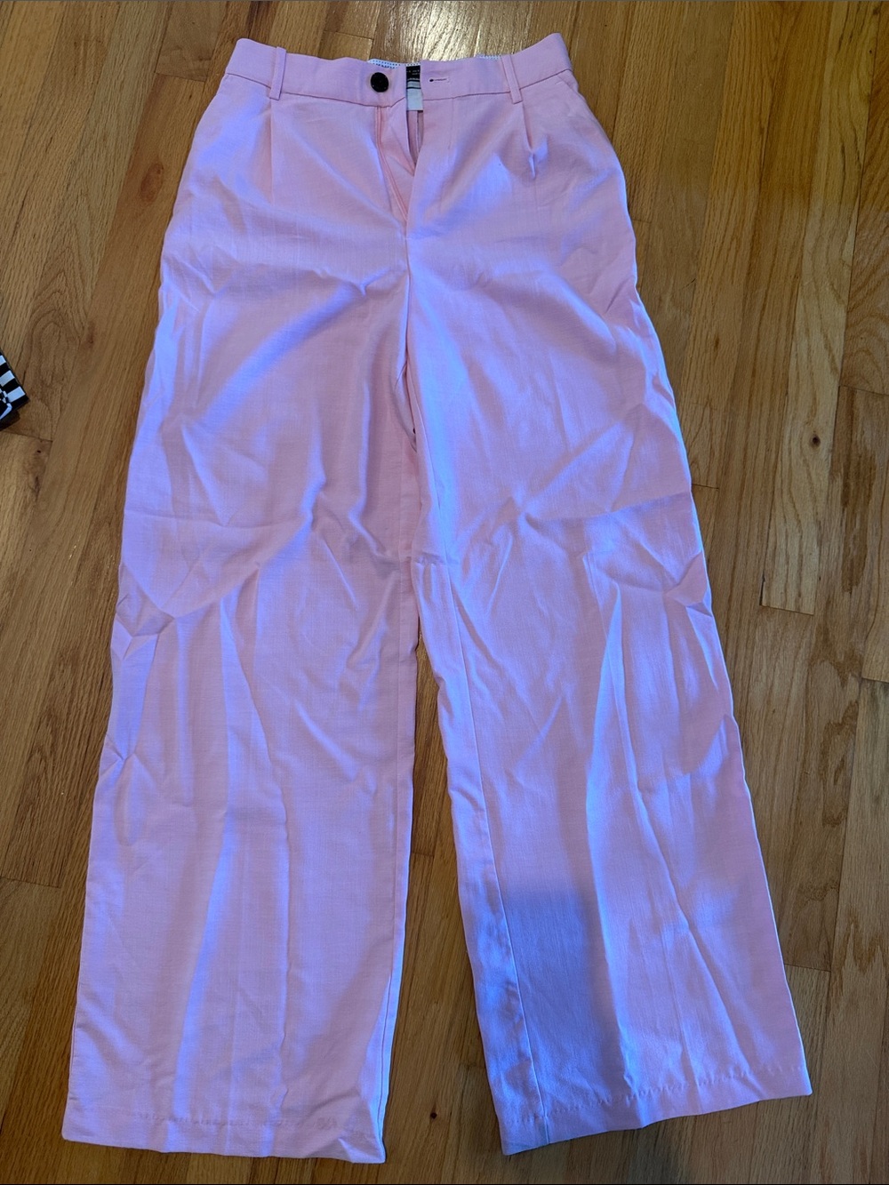 Zara Pink Wide-Leg pants